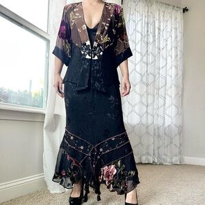 VTG Patchwork Skirt Set